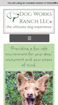 Mobile Screenshot of dogworksranch.com
